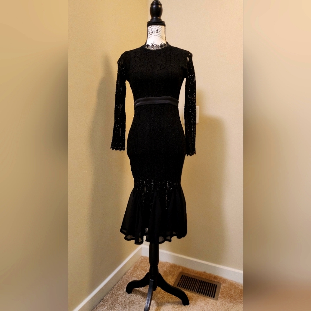 Lace Black Dress